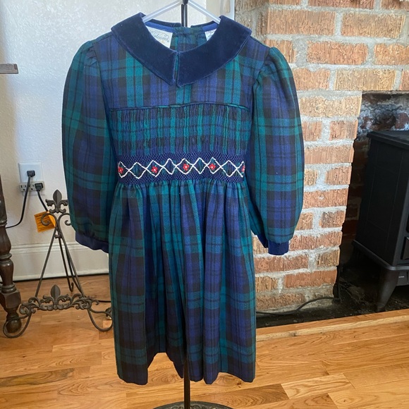 Heirloom Polly Flinders Toddler Girls Smocked Dress size 3 - Picture 1 of 15
